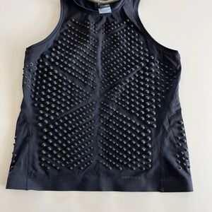 Black Embellished Sleeveless Tank Top G-Tank Gravity Sportswear